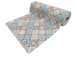 SHAHINTEX SILK PHOTOPRINT (07) "Coral mosaic" 98x1500