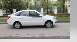 Car of GRNT type, modification GRNT0G of M1 category is intended for carriage of passengers and cargoes, on the basis of LADA ty