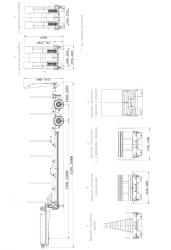Semitrailer ChMZAP-93853B, modifications: 93853B-00, 93853B-01, 93853B-02, 93853B-03, 93853B-04, 93853B-05, 93853B-06, 93853B-07