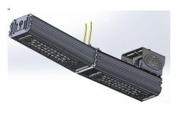 LED luminaire "Industrial Design MTM IoT" series CUBIC 80 Two modules Connection from the ends - 5 degrees Mounting CUB XO