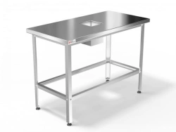 Waste collection table, CCO series, model CCO-U.