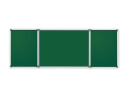 Auditorium three-element magnetic marker-chalk boards