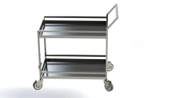 Stainless steel trolley, model TKN