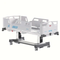 MEGI Swift X Medical functional bed with column type electric height adjustment, plastic backrests,
