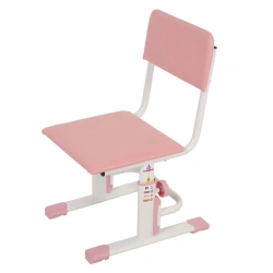 Polini kids City / Polini kids Smart S adjustable school chair, white-pink, item 0001556.69