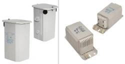 Control gear for providing ignition mode and current stabilisation of high-pressure discharge lamps of DNAT, DRI type,