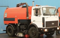Vacuum sweeping machine MVP Z21.01 on the chassis MAZ-5340C5