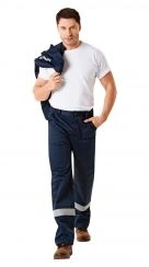 Special men's clothing for protection against general industrial pollution and mechanical effects (abrasion) from cotton-poly