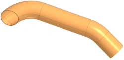 Exhaust pipe 1201UQ7XGW01A / 11.71.077.708.002