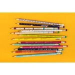 Graphite pencils "VKF" "Prints" 1-PR-12D Graphite pencil round with eraser sharpened TM (HB) 12 pcs.