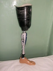 Modular hip prosthesis with silicone cover PN6-72.01