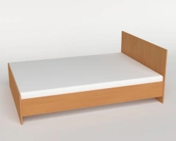 Wooden bed for adults 2000x1000x450 Art. Kr-2