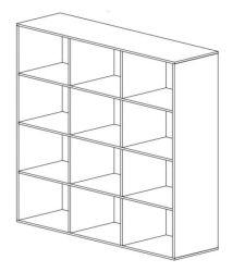 Open shelving unit RL 03/06