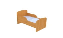 Single children's bed on panels