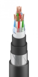 Cable for signalling and interlocking with polyethylene insulation, with water-blocking materials, in plastic sheath, grade