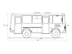 Special purpose motor transport vehicle VMK303306-30 "Mobile social-household complex" (basic vehicle)