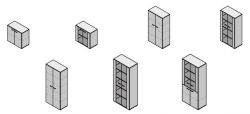 Wardrobe. Furniture set "New.Tone"