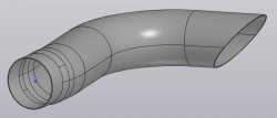 Exhaust pipe 1201732XGW02A/ 11.71.076.700.003