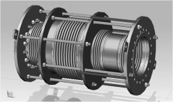 Universal bellows compensator of unloaded design (type U) of UFZ version with nominal diameter from 15 mm to 5000 mm,