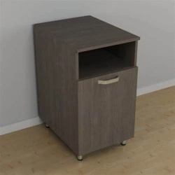 Mobile cabinet on castor supports