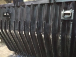 Combined soil tillage machine for profiling control strips AKP-3