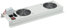 FM35-22M ITK Fan panel with switch and thermostat 2 modules grey