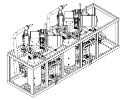 Refrigeration units of I-CC series. Liquid cooling units on the basis of semi-hermetic screw compressors complete with shields.