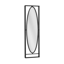 Mirror on metal frame