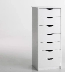 Wooden utility cupboard with drawers