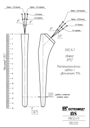 Fitting template, article 100.012