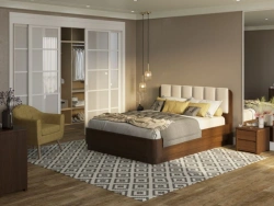 Wooden bed