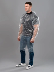 Apron with sleeves Armidtech made of polyethylene
