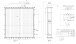 Water radiator D180. 1301. 010
