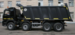Dumper (tipper superstructure) for inert (sand, gravel, asphalt) materials BCM-51 (23 m3) with fixed side boards