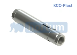 KCO-Plast - axial compensator with multilayer bellows with stainless steel inner shield in protective decorative casing