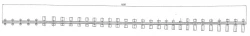 Inventory rail of the main track for the arrow of the project 2750 of the project SP 903.000-01