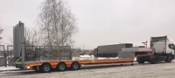 Semi-trailer - heavy hauler 4589RF, on axle unit OOO "MegaTron": MT-2900805.1410.3-1850, MT-2900805.1410.3-1950, MT-2900805.1410