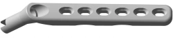 Plate DBV with limited contact (2-16 holes, length 50-273 mm. 135-145 degrees, groove 6-7 mm)