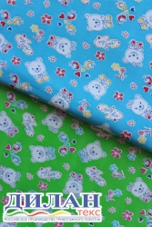 Cotton knitted fabric (100% cotton) smoothly dyed, printed: futer