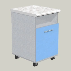 Single-door underbench with niche model TMF-3