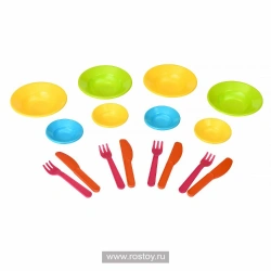 Toy Table Set For the Second / 16 items