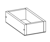 Drawer for filing cabinet desktop (Trade mark Alliance-C)