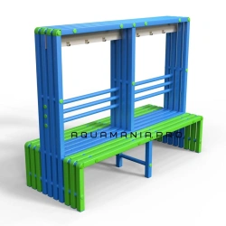 Bench - hanger made of PVC profile