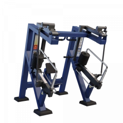 Bench press up in sitting position with variable load