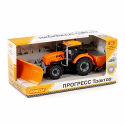 Tractor "Progress" snow-clearing inertial (orange) (in a box), Item No. 91772