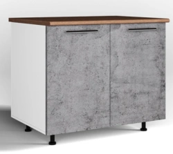 Kitchen module lower 2 doors 1 shelf