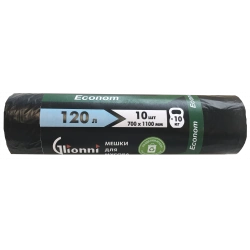 Plastic film bag, trade mark Glionni "Econom" 120l