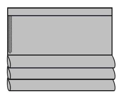Vertical fabric blinds