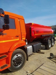 Tank truck for transportation of dangerous goods of 9666K type (Modifications 9666K1 on KAMAZ 65115-A5, 65115-50, 65115-5H chass