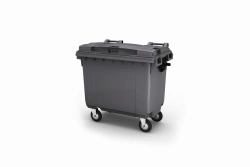 Mobile waste bin 660l Art.25.C19 (20.803.98.PE; 21.053.98.PE)